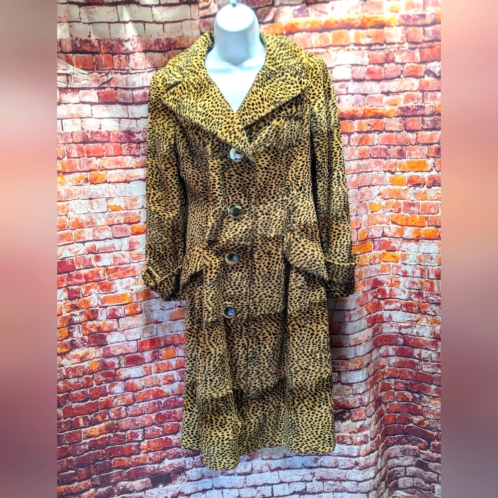 Vintage Eloise Curtis For Happenstance Faux Fur Coat